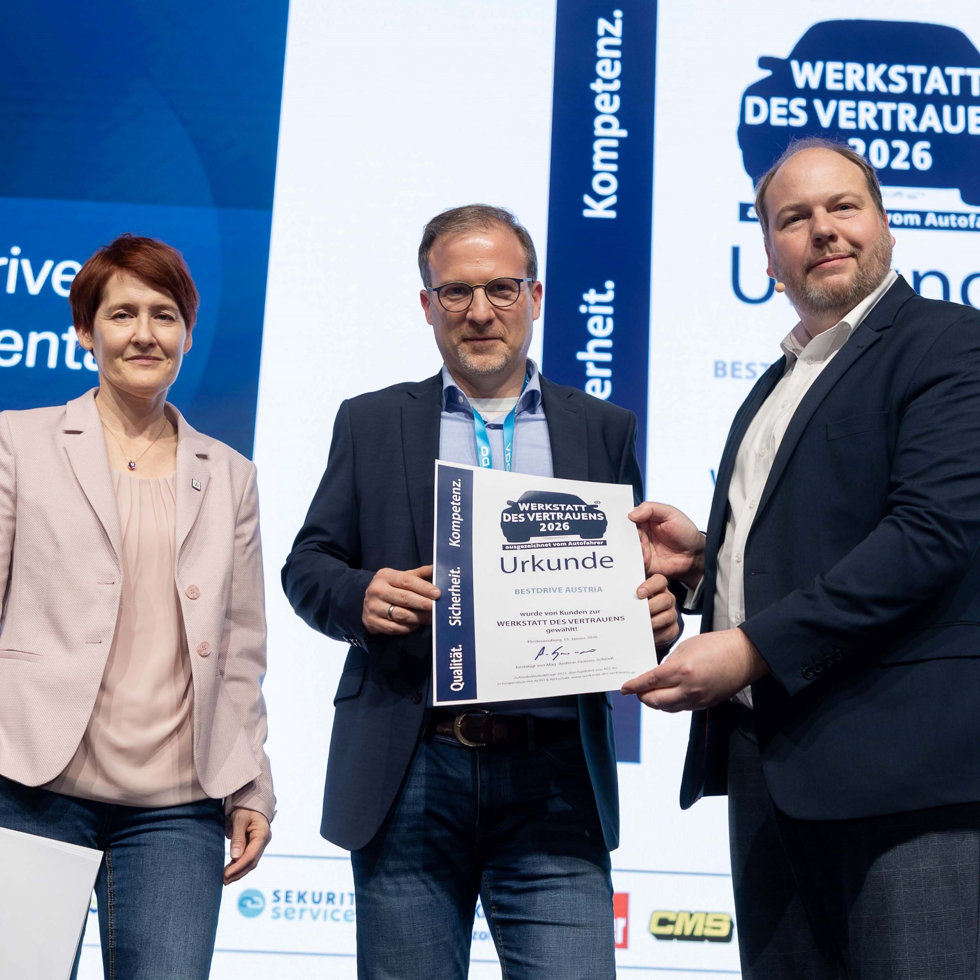 Ehrung Werkstatt des Vertrauens