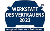 Auszeichnung Werkstatt des Vertrauens 2023 Auszeichnung Werkstatt des Vertrauens 2023
